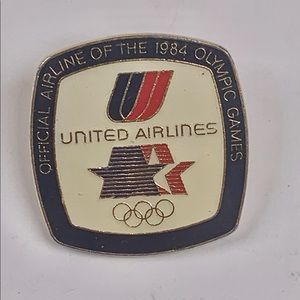 United Airlines 1984 Olympic Pin LA Olympics